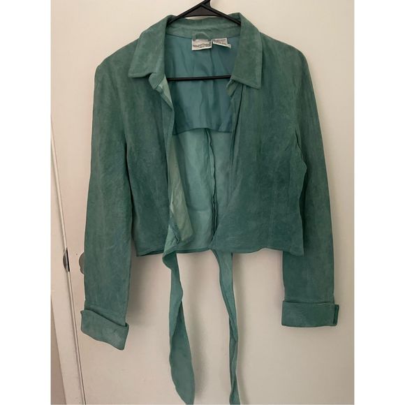 Vintage Leather wrap jacket - Picture 3 of 9